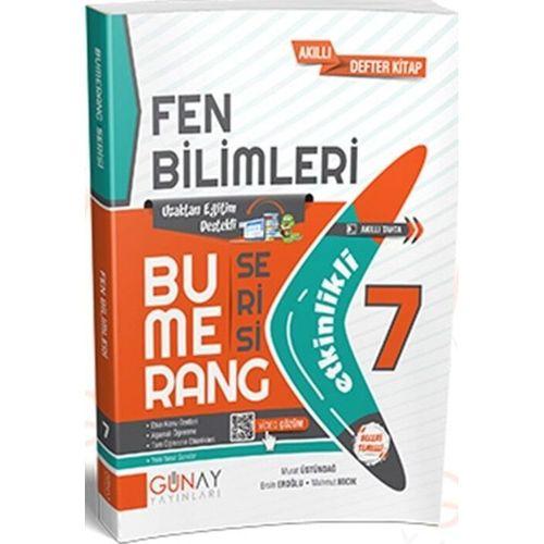 7. Sınıf Fen Bilimleri Etkinlikli Bumerang Serisi Günay Yayınları