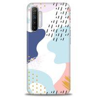 Realme XT Kılıf HD Baskılı Kılıf - Renkler Renkler + Tam Ekran Koruyucu