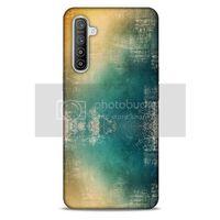 Paslı Renkler Yeşil Sarı Samsung Galaxy M21 Kılıf