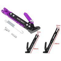 SEVGENT Üniversal Yan Sehpa Set Ayarlı Alüminyum Mor