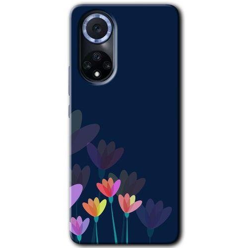 Huawei Nova 9 Kılıf HD Desen Baskılı Arka Kapak - Çizim Çiçekleri