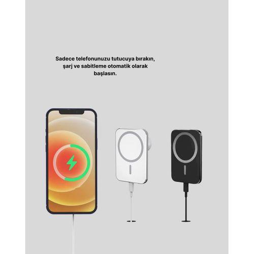 İphone Serileri İle Uyumlu Magsafe Manyetik Araç Telefon Tutucu Ve Şarj Cihazı