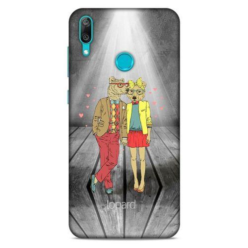 Huawei Y7 2019 Kılıf FunnyMaX (35) Fit Design Kılıf Gri