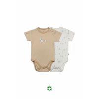 Bistyle Always Dream Yarım Kol 2'li Body 17114 Ekru Bej