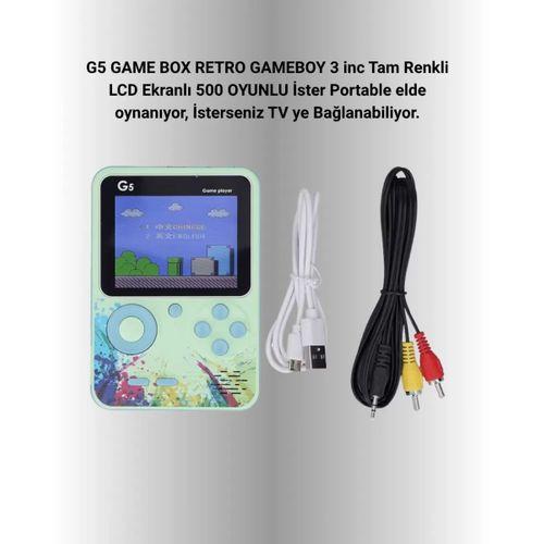Tv Bağlantılı 500 Oyunlu Mini Gameboy Konsol