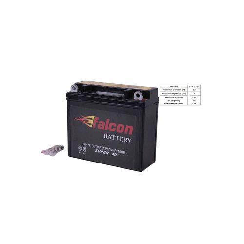 FALCON Sport Sk150-8 12-v 7 Ahr (12n7l-bs) Dik Kuru Akü Orj Orijinal