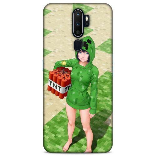 Lopard Oppo A5 2020 Uyumlu Kılıf PiXel (33) Hybrid Kılıf TNT Girl