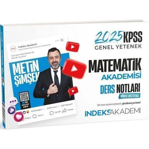 2025 KPSS Matematik Akademisi Video Ders Notları İndeks Akademi