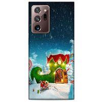 Samsung Galaxy Note 20 Ultra Kılıf Snowix (4) Koruma Kılıfı Yeşil Lacivert
