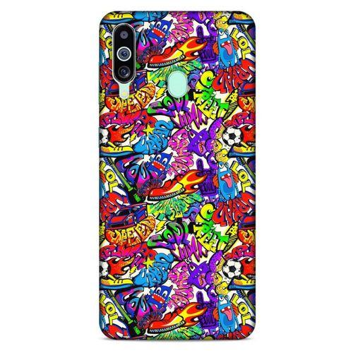 Graffitix (25) Desenli Silikon Kapak Samsung Galaxy M40 Kılıf
