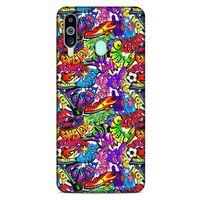 Graffitix (25) Desenli Silikon Kapak Samsung Galaxy M40 Kılıf