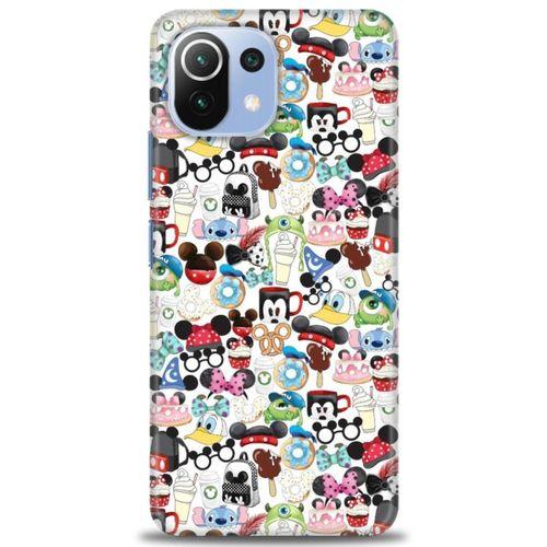Xiaomi Mi 11 Lite Kılıf HD Baskılı Kılıf - Cartoon + Tam Ekran Koruyucu