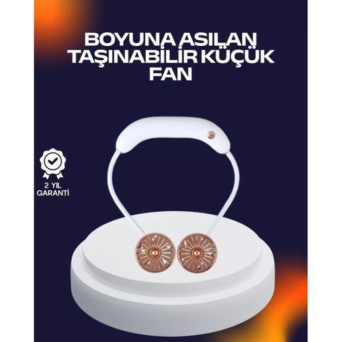 Usb Şarjlı Katlanabilir Mini Boyun Fanı 1–3 Saat Kullanım