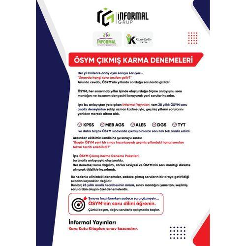 2026 TYT ÖSYM Çıkmış Karma Kara Kutu Sayısal-Sözel-Eşit Ağırlık TG 10lu Deneme Paketi D Çözümlü