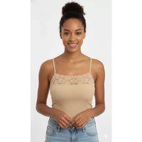 Şahinler Dar Dantel İp Askılı Ten B607