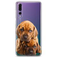 Huawei P20 Pro Kılıf Amstaff Dachshund Arka Kapak Koruma Desenli Full Koruyucu