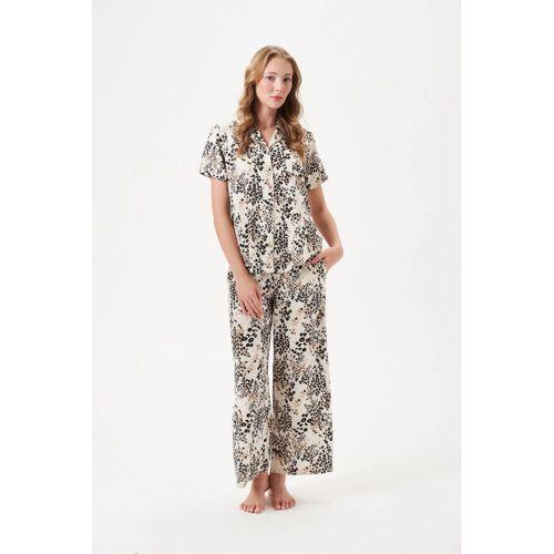 Pjs 29049 Kadın Düğmeli Pijama Takım