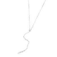 İncili Y Kolye - Gümüş