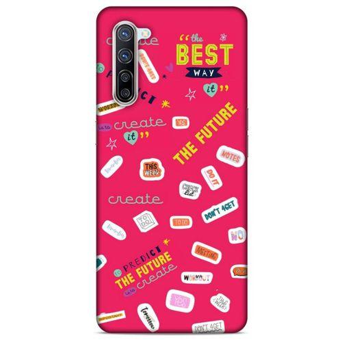 Oppo Reno 3 Pro 5g Uyumlu Kılıf Pembe Delisi (44) Tough Armor Kılıf Writing