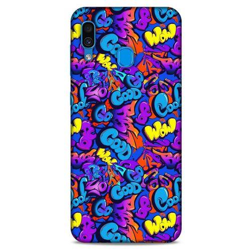 Graffitix (20) Desenli Silikon Kapak Samsung Galaxy A30 Kılıf