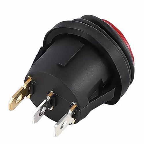 IC-131W Yuvarlak 220 Volt Işıklı Su Geçirmez On/Off Anahtar