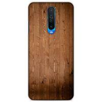 Lopard Xiaomi Poco X2 Uyumlu Kılıf Wood'X (7) Telefon Kılıfı Baskılı