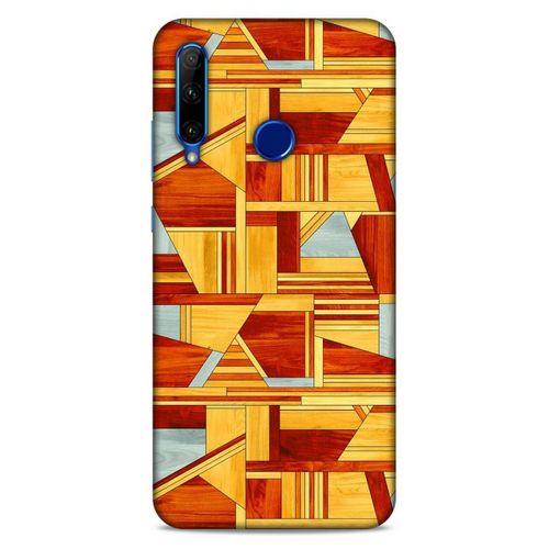 Lopard Huawei Honor 20 Lite Uyumlu Kılıf Wood'X (44) Tough Armor Kılıf Desenli