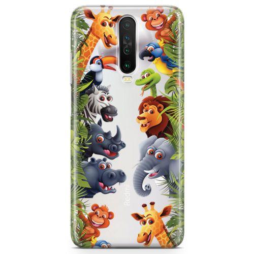 Xiaomi Redmi K30 5G Kılıf Hayvanat Bahçesi 2 Arka Kapak Koruma Desenli Full Koruyucu
