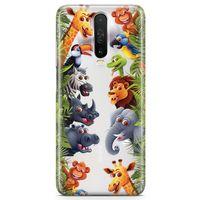 Xiaomi Redmi K30 5G Kılıf Hayvanat Bahçesi 2 Arka Kapak Koruma Desenli Full Koruyucu