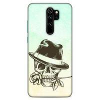 Lopard Xiaomi Redmi Note 8 Pro Uyumlu Kılıf Tattoo's (23) Ultra Koruma Kılıfı Çiçekli İskelet