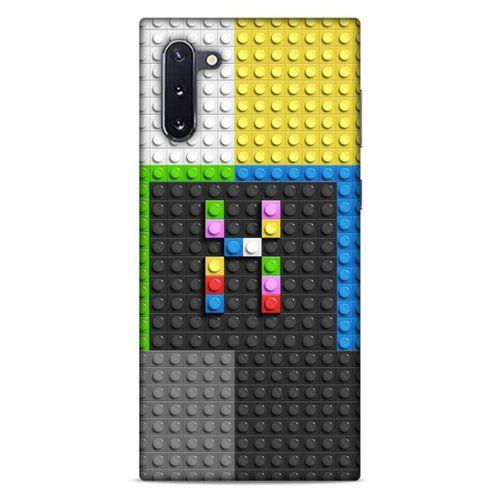 Lopard Samsung Galaxy Note 10 Uyumlu Kılıf BloX (40) Fit Silikon Kılıf X Harfi