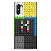 Lopard Samsung Galaxy Note 10 Uyumlu Kılıf BloX (40) Fit Silikon Kılıf X Harfi