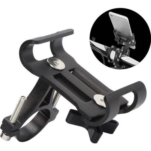 Zhltools Alüminyum Bisiklet Motosiklet Cep Telefonu Tutucu Dayanıklı Paslanmaz 360 Derece Siyah