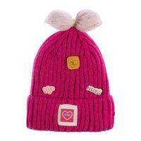 Kitti Çocuk Kız Kulaklı Bere (4-8 Yaş) K24130-02 Fuşya