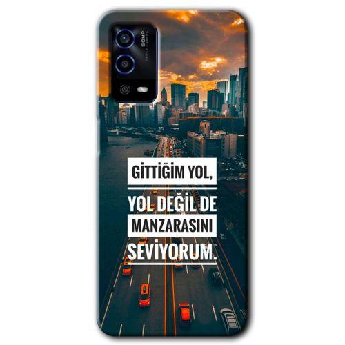 Oppo A55 Kılıf HD Desen Baskılı Arka Kapak - Manzara Seviyorum