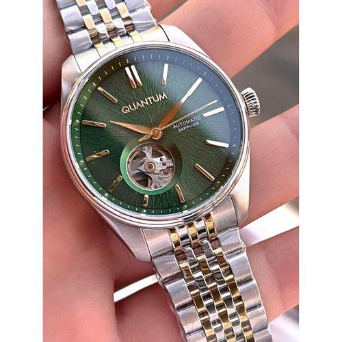 Quantum Otomatik Mekanizma Sapphire Cizilmez Cam Çelik Kordon 10 Atm Erkek Kol Saat EMG.1207.270