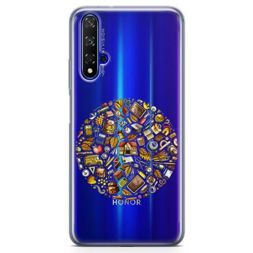 Honor View 20 Kılıf Öğretmenler Günü Hediyesi Arka Kapak Koruma Desenli Full Koruyucu