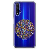 Honor View 20 Kılıf Öğretmenler Günü Hediyesi Arka Kapak Koruma Desenli Full Koruyucu