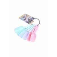 6 Lı Plastik Baharat Kaşığı