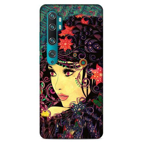 Lopard Xiaomi Mi Note 10 Pro Uyumlu Kılıf Sürreal Yüzler ♀ (41) Tank Kılıf Baskılı