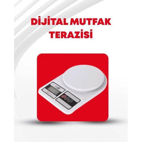 10 Kg Kapasiteli Lcd Ekranlı Dijital Mutfak Tartıs