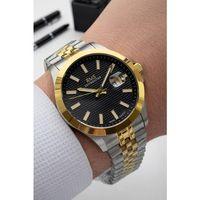 RMS Romanson Çelik Kordon 2 Yıl Garantili Kararmaz Renk Atmaz 5 Atm Erkek Damat Kol Saati AG1600.09