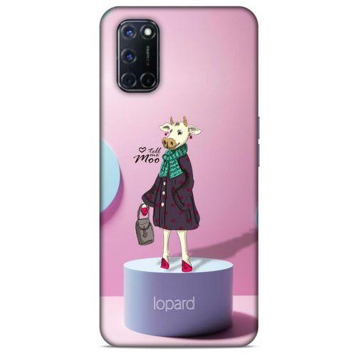 Oppo A72 Kılıf FunnyMaX (8) Baskılı Kılıf Pembe Mavi