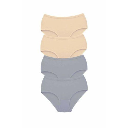 4 Adet Tutku Kadın Yüksek Bel Bato Kalın Lastik Külot S8