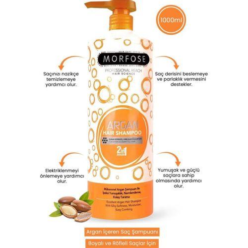 Morfose 2İn1 Argan Şampuan 1000Ml.