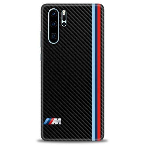 Huawei P30 Pro Kılıf HD Baskılı Kılıf - BMW + Tam Ekran Koruyucu