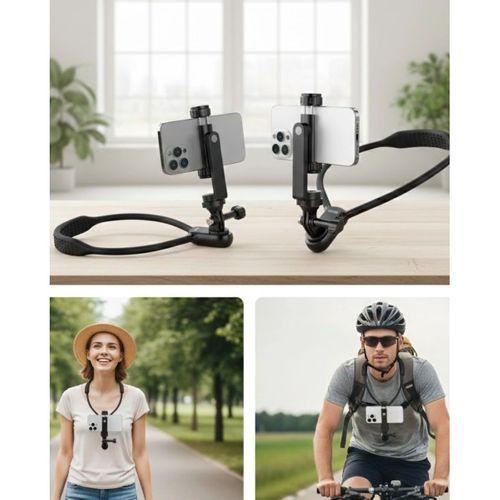 Hızlı Tak Çıkar Özellikli Boyun Askılı Telefon Sabitleyici