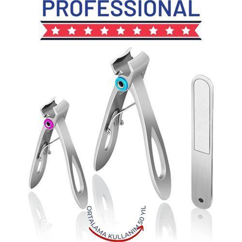 Zhltools Profesyonel Tırnak Makası Törpü Seti Çelik Özel Kutulu