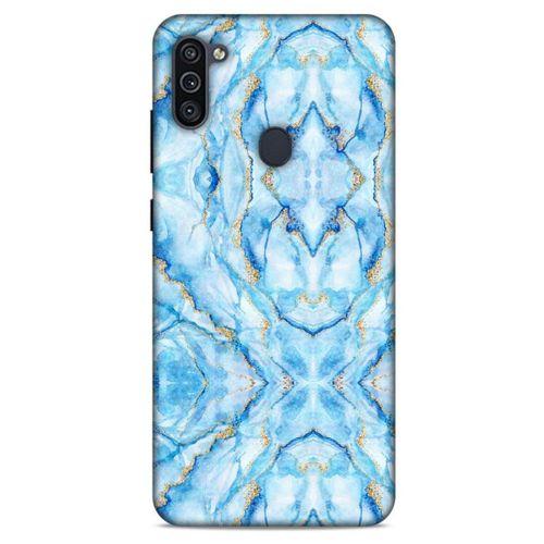 Mermer Desenli (33) Tema Hybrid Kılıf Bebek Mavisi Samsung Galaxy M11 Kılıf