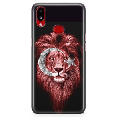 Samsung Galaxy A10s Kılıf Aslan Türk Arka Kapak Koruma Desenli Full Koruyucu